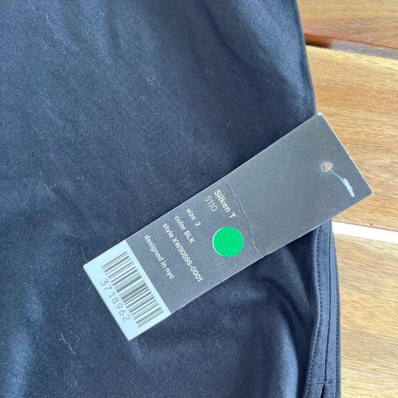 LULULEMON LAB BLACK SILK BLEND T-SHIRT NWT SIZE 2 - Picture 5 of 7